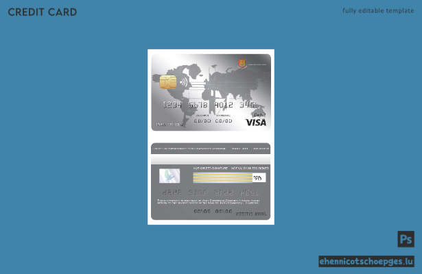Vorschau einer Visa-Karte der Cambodia Union Commercial Bank